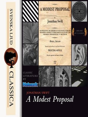 cover image of A Modest Proposal (unabridged)